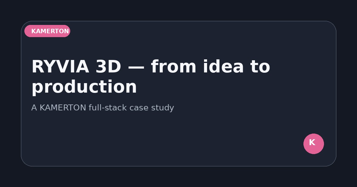Обкладинка кейсу RYVIA 3D